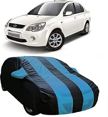 Aaka Creations Car Cover For Ford Fiesta Classic (With Mirror Pockets)(Blue)