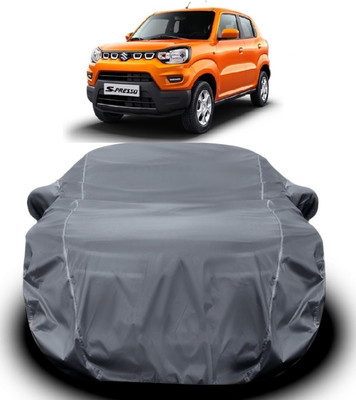 V VINTON Car Cover For Maruti Suzuki S-Presso (With Mirror Pockets)(Grey)