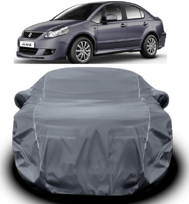 V VINTON Car Cover For Maruti Suzuki SX4 (With Mirror Pockets)(Grey)