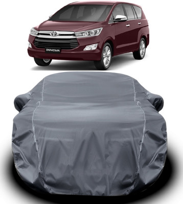 V VINTON Car Cover For Toyota Innova Crysta (With Mirror Pockets)(Grey)