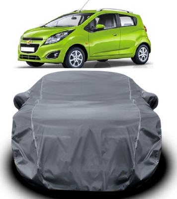 V VINTON Car Cover For Chevrolet Beat (With Mirror Pockets)(Grey)