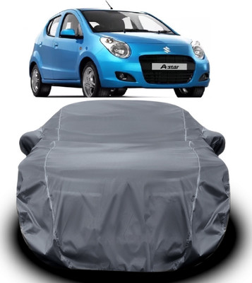 S Shine Max Car Cover For Maruti Suzuki A-Star (With Mirror Pockets)(Grey)