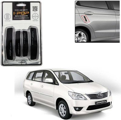 ARNEJA Plastic Car Door Guard(Black, Pack of 4, Toyota, Innova)