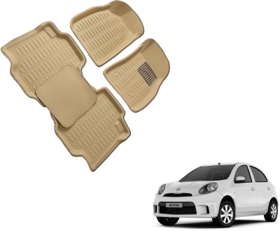 WolkomHome Plastic 3D Mat For  Nissan Micra Active(Beige)