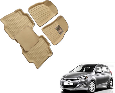 WolkomHome Plastic 3D Mat For  Hyundai i20(Beige)