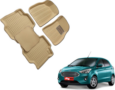 WolkomHome Plastic 3D Mat For  Ford Aspire(Beige)
