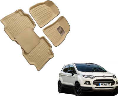 WolkomHome Plastic 3D Mat For  Ford Ecosport(Beige)