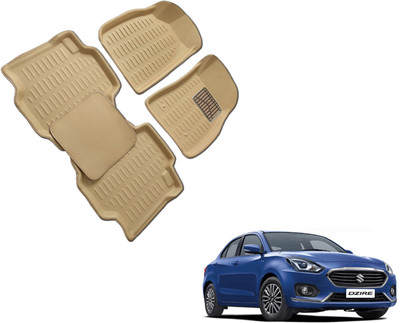 WolkomHome Plastic 3D Mat For  Maruti New Dzire(Beige)
