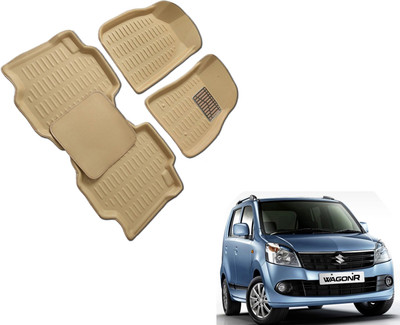 WolkomHome Plastic 3D Mat For  Maruti WagonR(Beige)