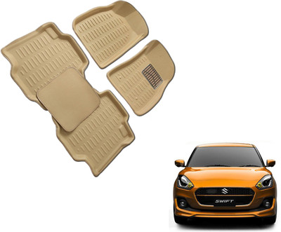 WolkomHome Plastic 3D Mat For  Maruti New Swift(Beige)