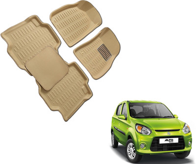 WolkomHome Plastic 3D Mat For  Maruti Alto 800(Beige)