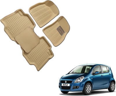 WolkomHome Plastic 3D Mat For  Maruti Ritz(Beige)