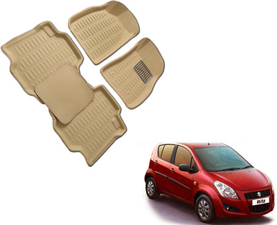 WolkomHome Plastic 3D Mat For  Maruti Ritz(Beige)