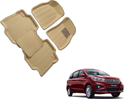 WolkomHome Plastic 3D Mat For  Maruti Ertiga(Beige)
