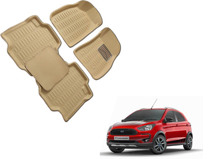 WolkomHome Plastic 3D Mat For  Ford Aspire(Beige)