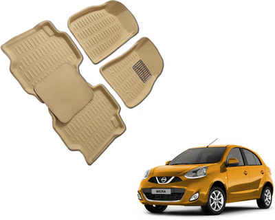WolkomHome Plastic 3D Mat For  Nissan Micra(Beige)