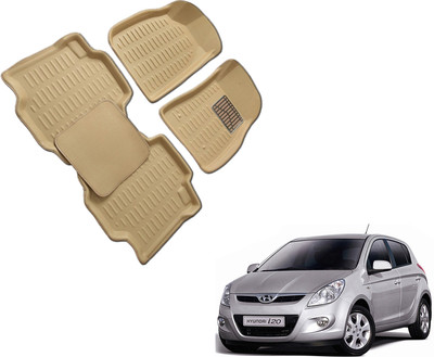 WolkomHome Plastic 3D Mat For  Hyundai i20(Beige)