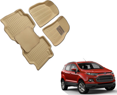 WolkomHome Plastic 3D Mat For  Ford Ecosport(Beige)