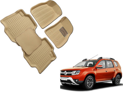 WolkomHome Plastic 3D Mat For  Renault Duster(Beige)