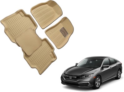 WolkomHome Plastic 3D Mat For  Honda Civic(Beige)