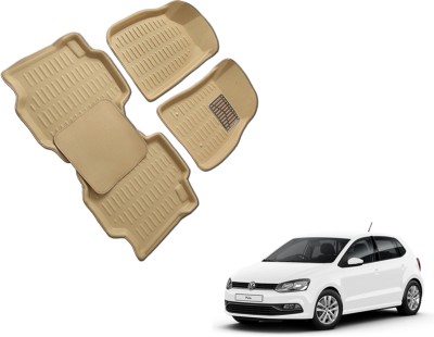 WolkomHome Plastic 3D Mat For  Volkswagen Polo Exquisite(Beige)