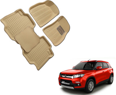 WolkomHome Plastic 3D Mat For  Maruti Vitara Brezza(Beige)