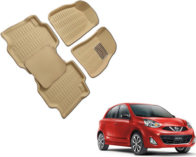 WolkomHome Plastic 3D Mat For  Nissan Micra(Beige)