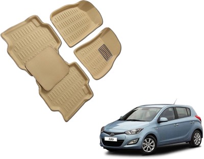 WolkomHome Plastic 3D Mat For  Hyundai i20(Beige)