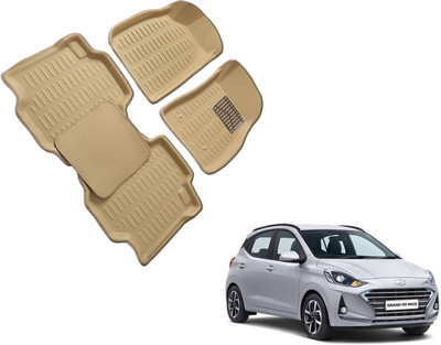 WolkomHome Plastic 3D Mat For  Hyundai Grand i10 Nios(Beige)