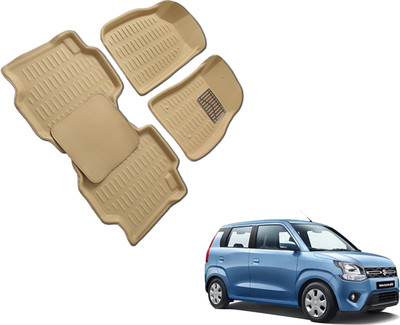 WolkomHome Plastic 3D Mat For  Maruti WagonR(Beige)