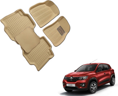 WolkomHome Plastic 3D Mat For  Renault Kwid(Beige)