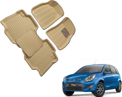 WolkomHome Plastic 3D Mat For  Ford Figo(Beige)
