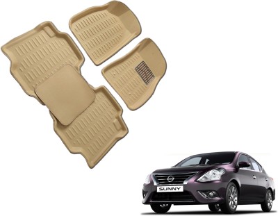 WolkomHome Plastic 3D Mat For  Nissan Sunny(Beige)