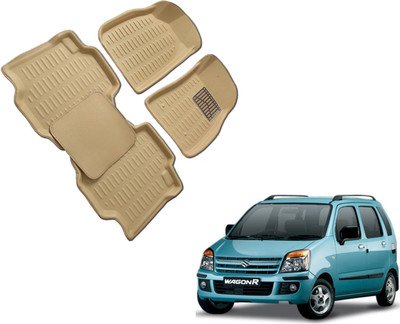 WolkomHome Plastic 3D Mat For  Maruti WagonR(Beige)