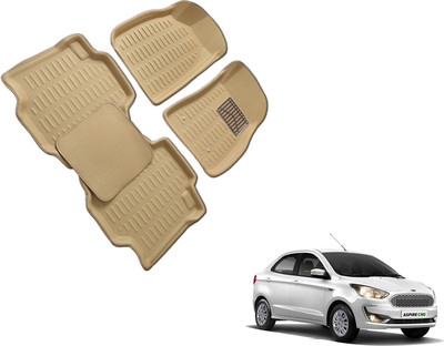 WolkomHome Plastic 3D Mat For  Ford Aspire(Beige)