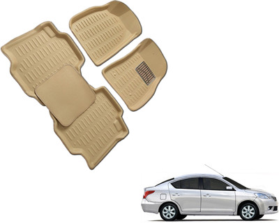 WolkomHome Plastic 3D Mat For  Nissan Sunny(Beige)