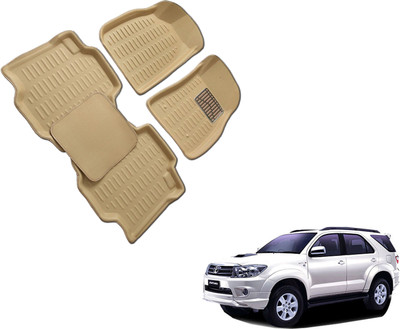 WolkomHome Plastic 3D Mat For  Toyota Fortuner(Beige)