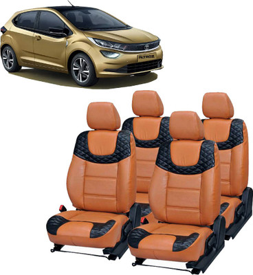 JMDi Leatherette Car Seat Cover For Tata Altroz(Fixed Head Rest, 5 Seater, 2 Back Seat Head Rests)