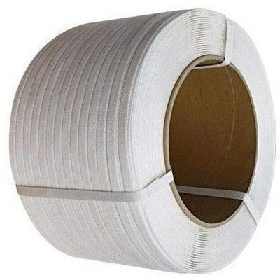 SAIFPRO 19 mm pp (2kg) High Strength PP Box Strap White Colour for both Semi Automatic and Manual Roll 19 mm (2kg) Manual Crimper