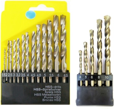 Inditools Latest 5pc Maosnry Drill bit 13pc HSS drill bit (Pack of 2)