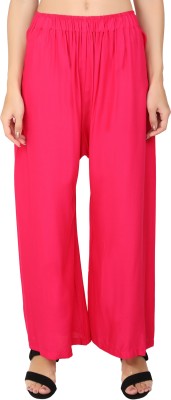 Accurate Fashion Flared Women Pink Trousers