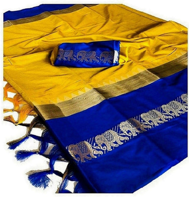 Blue Wish Silk Blend Self Design Kurta & Churidar Material