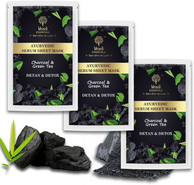 https://rukminim1.flixcart.com/image/400/400/kikluvk0-0/face-pack/u/b/z/20-charcoal-green-tea-ayurvedic-serum-sheet-mask-for-detan-detox-original-imafybuanhasdyhe.jpeg?q=90