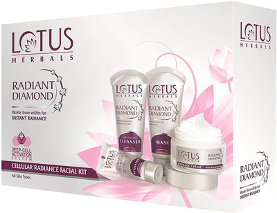 LOTUS Herbals Radiant Diamond for Instant Radiance 170 g(4 x 42.5 ml)