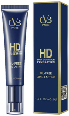 CVB C17 HD High Definition Foundation for Flawless Skin, Oil-Free Long Lasting Peptide-Based Face Makeup Cream Foundation(Shades 04, 40 ml)