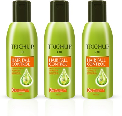 TRICHUP Herbal Hair Oil For Hair Fall Control 100 ml (Pack of 3) Hair Oil(300 ml)