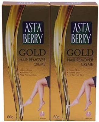 ASTABERRY Gold Hair Remover Crème (60 gms)- Pack of 12 Cream(720 g, Set of 12)