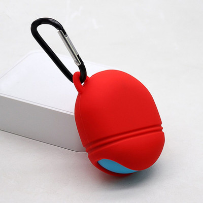 CASE CREATION Silicone Press Stud Headphone Pouch For Oneplus Buds(berry red)
