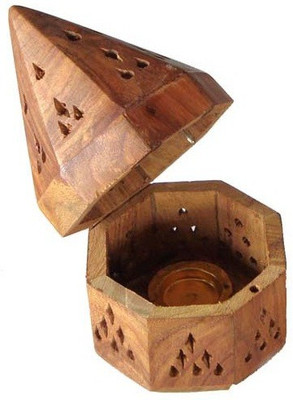 SBBCO Wooden Incense Holder(Brown)