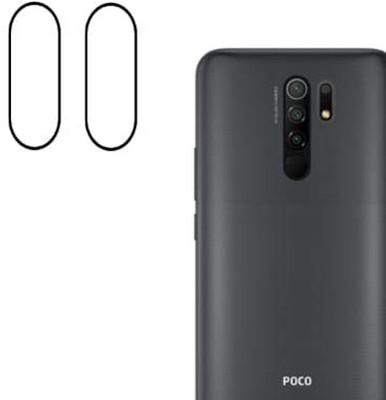 HIRDESH Back Camera Lens Glass Protector for Xiaomi Poco M2, Xiaomi Redmi 9 Prime(Pack of: 2)